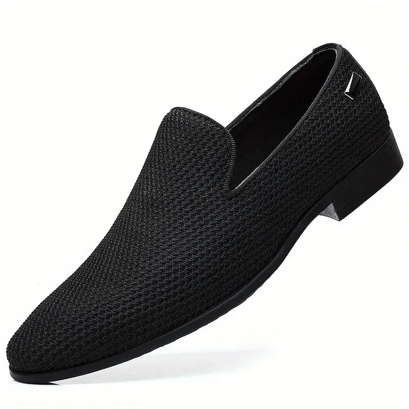 Ashford | Victor Leather Slip - On Men’s Shoes – Flat Heel – Everyday Comfort - Ashford London Clothing