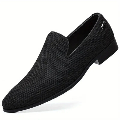 Ashford | Victor Leather Slip - On Men’s Shoes – Flat Heel – Everyday Comfort - Ashford London Clothing