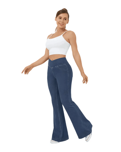 Ashford | Womens Flared Jeans - Ashford London Clothing