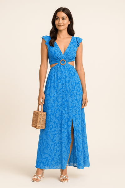 Ashford | Womens Floral Maxi Dress - Ashford London Clothing