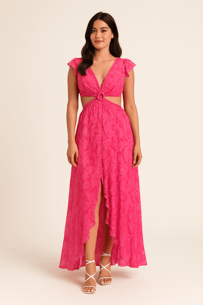 Ashford | Womens Floral Maxi Dress - Ashford London Clothing