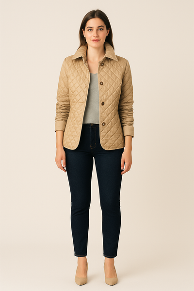 Ashford | Quilted Coat Button - Lightweight
