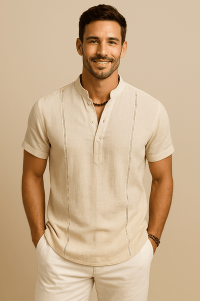 Relaxed - Fit Breathable Short - Sleeve Shirt - Ashford London Clothing