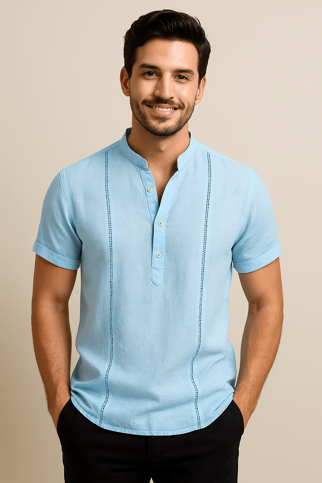 Relaxed - Fit Breathable Short - Sleeve Shirt - Ashford London Clothing