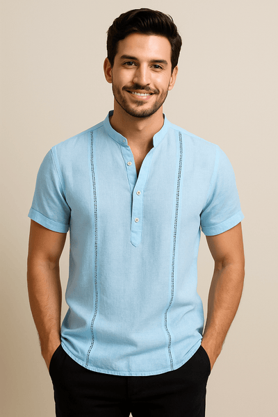 Relaxed - Fit Breathable Short - Sleeve Shirt - Ashford London Clothing